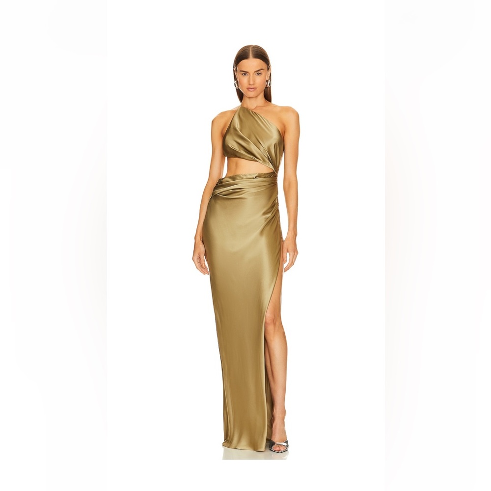 One Shoulder Cut Out Gown by The Sei